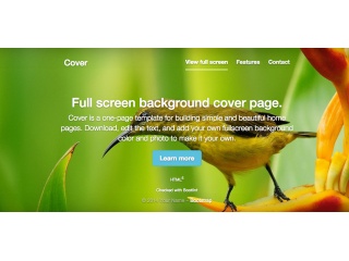 Full screen background cover page.