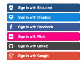 Social Buttons for Bootstrap