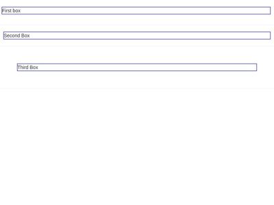 CSS margin property