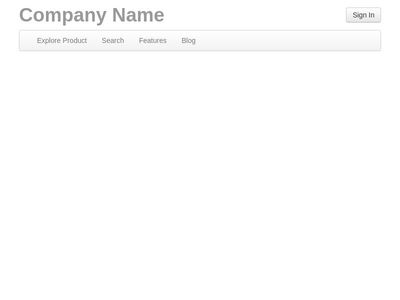 Product or company header
